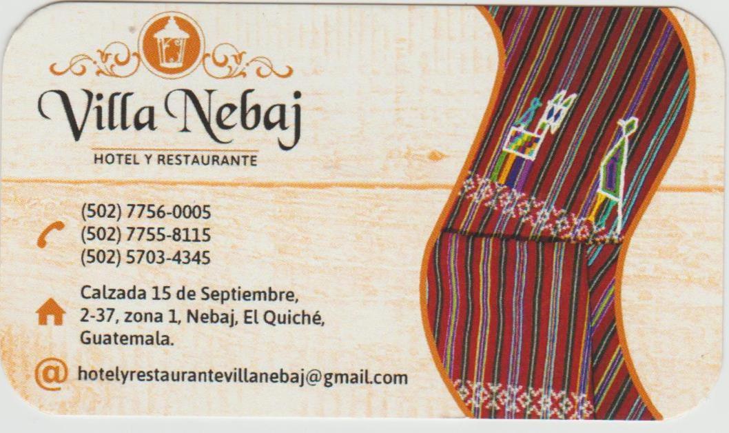 Hotel Y Restaurante Villa Nebaj Luaran gambar